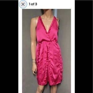 INC ruffle detail dress